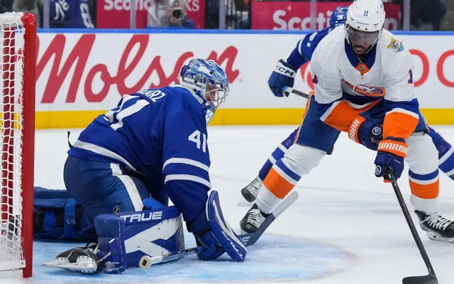 Anthony Stolarz gets more work as Leafs manage Sergei Bobrovsky's load