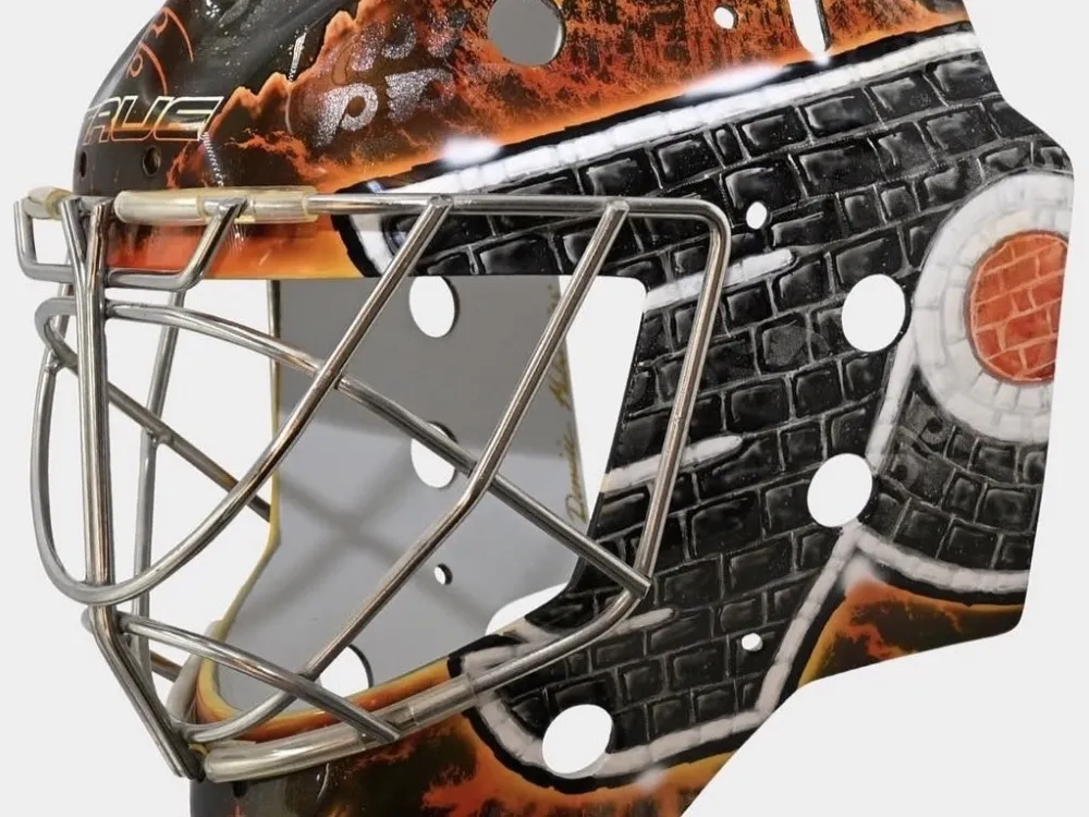 Oh, Lord! Why Joseph Woll's new mask with the Flyers is winning over hockey fans