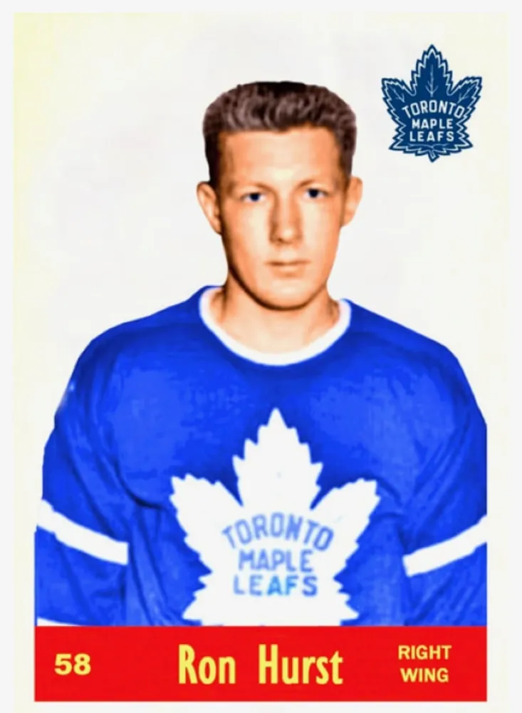 Ron Hurst, 1950s winger and oldest living Maple Leaf, dies at 95