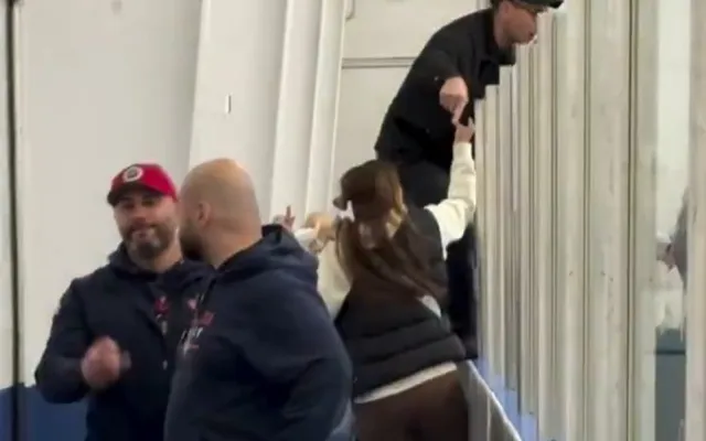 Hockey parents flip out at U12 game in Toronto, climb glass to confront on-ice official