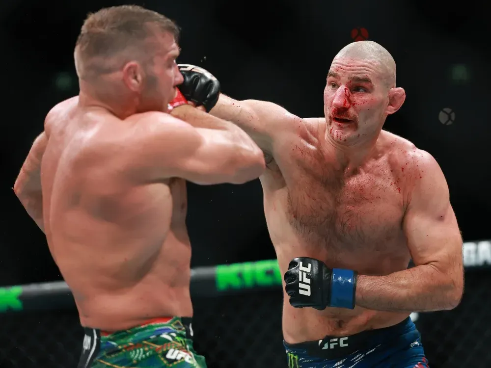 How did Sean Strickland threaten to leave UFC to fight Jake Paul via an ad for 'Avatar'?