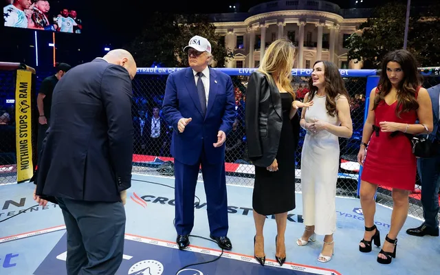 Trump has bruising birthday with UFC fight at White House