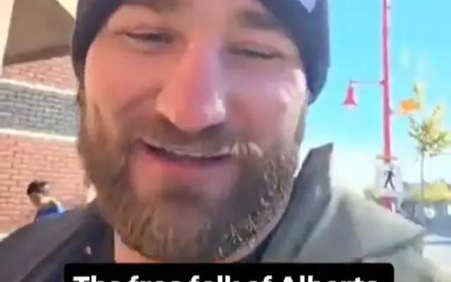 Why was UFC champion Sean Strickland chased on street during Edmonton livestream?