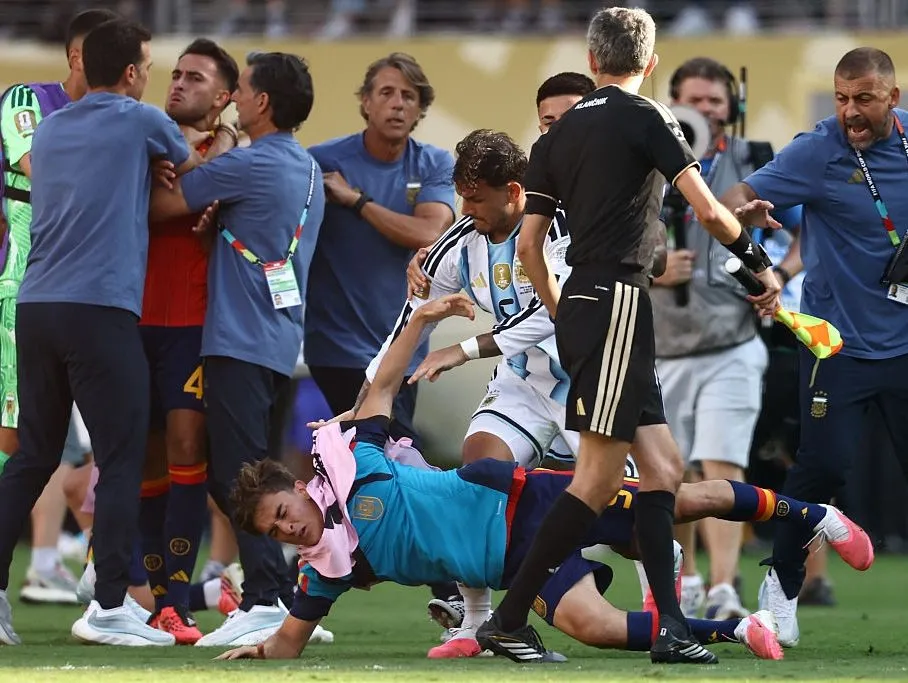 Argentina players banned for combined 18 games over World Cup brawl
