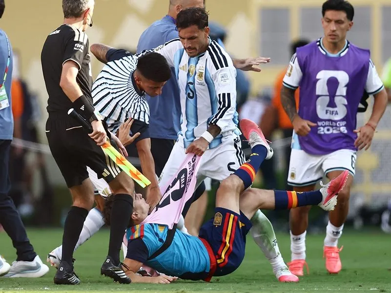 Argentina's Leandro Paredes suspended 10 games for World Cup clash after final