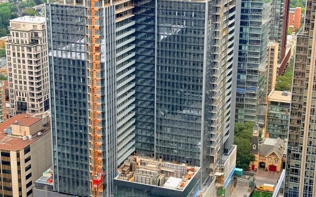 Cladding Advances as The Pemberton Rises Higher in Yorkville