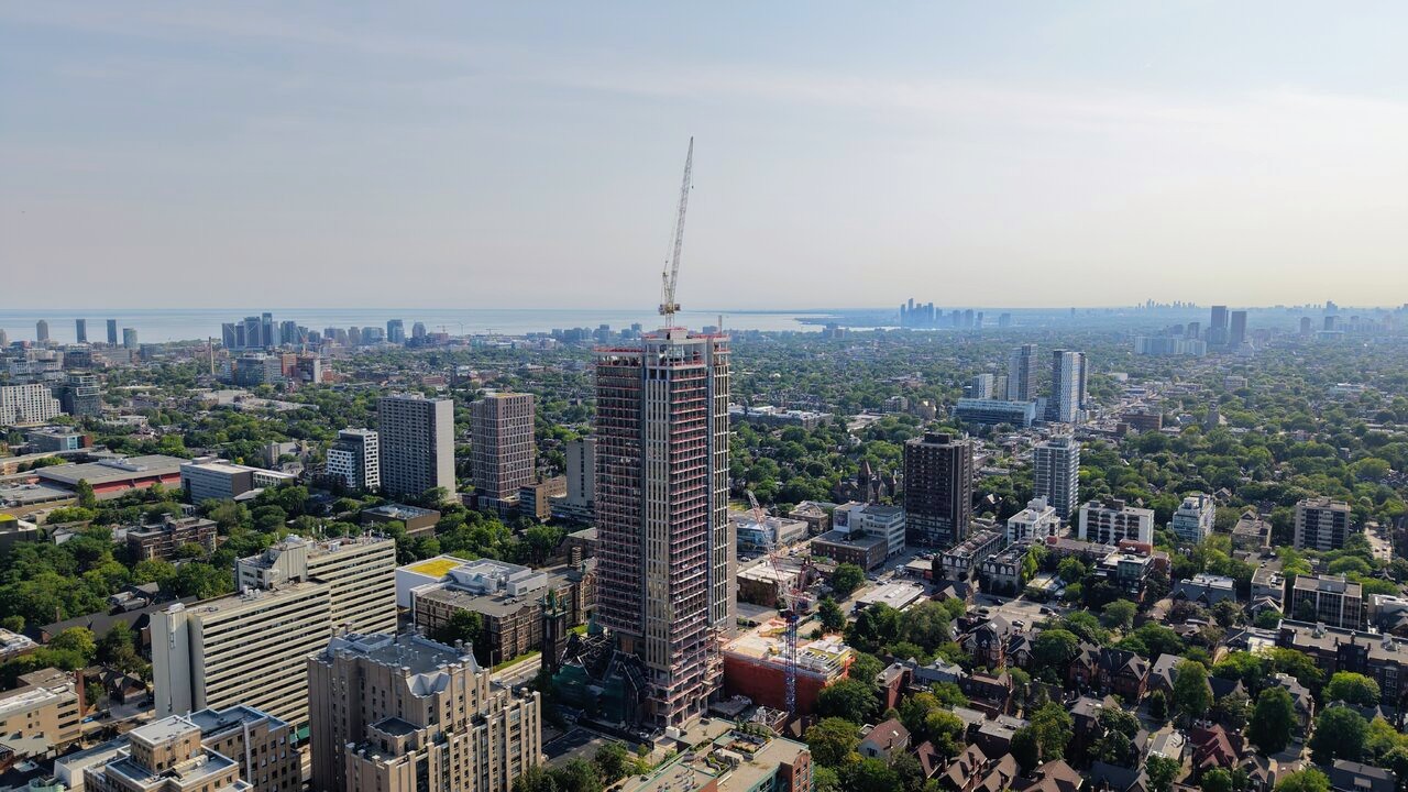 Cladding Reaches Upper Floors at Cielo Condos in The Annex