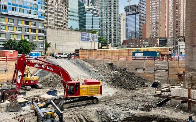 Crane Rises as Demolition Wraps at Toronto Coach Terminal Redevelopment