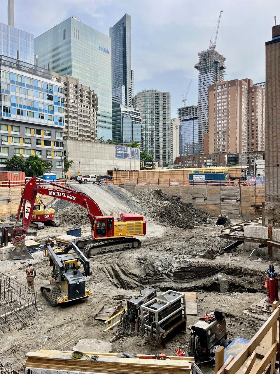 Crane Rises as Demolition Wraps at Toronto Coach Terminal Redevelopment