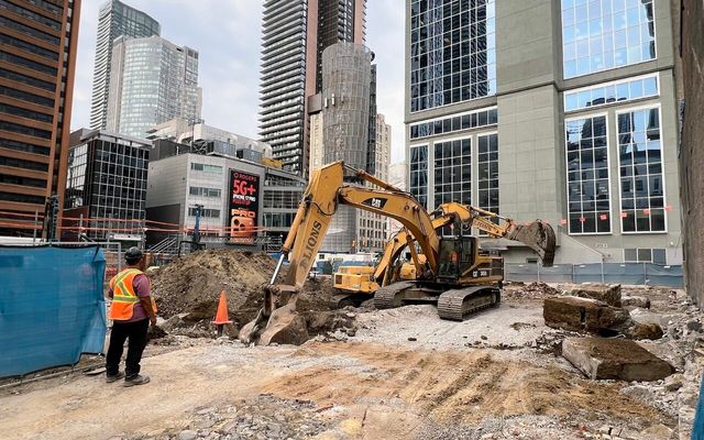 Demolition Complete, Excavation Underway for TMU Residence at 100 Bond