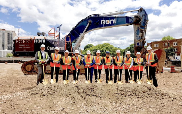 Excavation Advances Following Ground Breaking at Forêt in Forest Hill