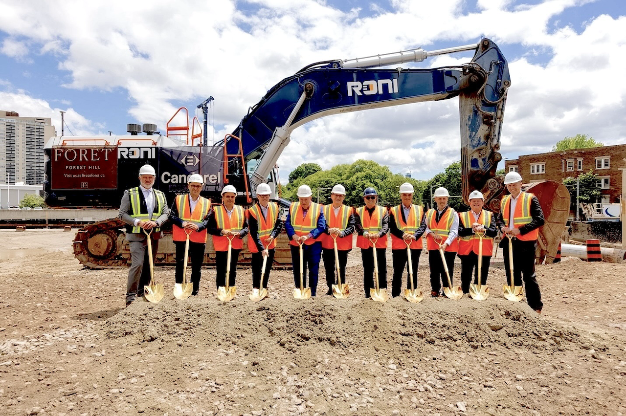 Excavation Advances Following Ground Breaking at Forêt in Forest Hill
