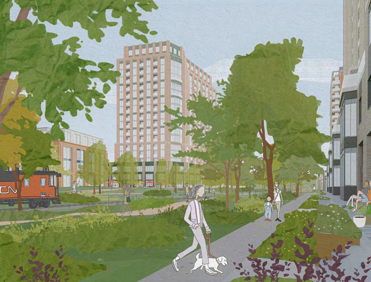 Four Towers and Eco-Park Proposed for Former Guelph Factory Site