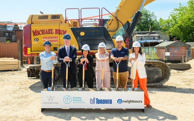 Ground Broken on 400-Plus Rentals, French-Language Theatre on Danforth