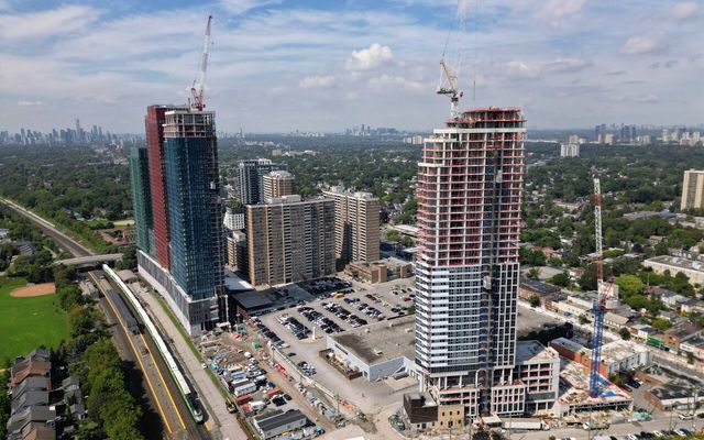 The Dawes Reaches Crown as Cladding Climbs Near Danforth GO