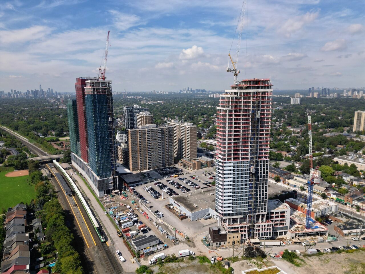 The Dawes Reaches Crown as Cladding Climbs Near Danforth GO