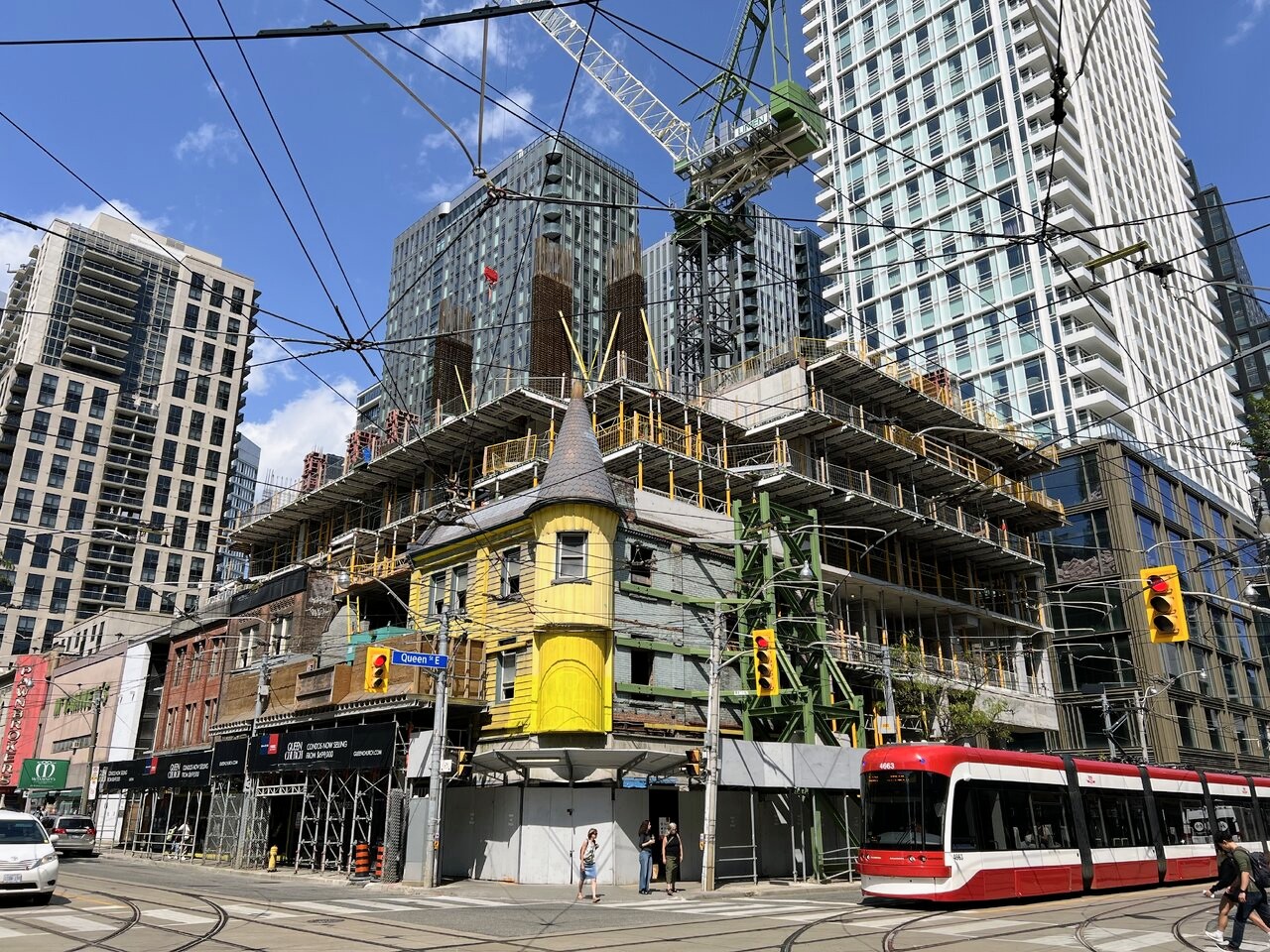 QueenChurch Podium Rises Above Retained Heritage in Garden District
