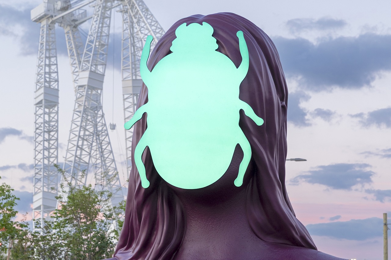 Striking New Public Artwork Joins Lassonde Art Trail in Biidaasige Park