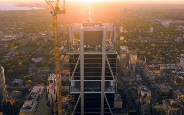 Crown Enclosure Advances as One Bloor West’s Upper Floors Fill In