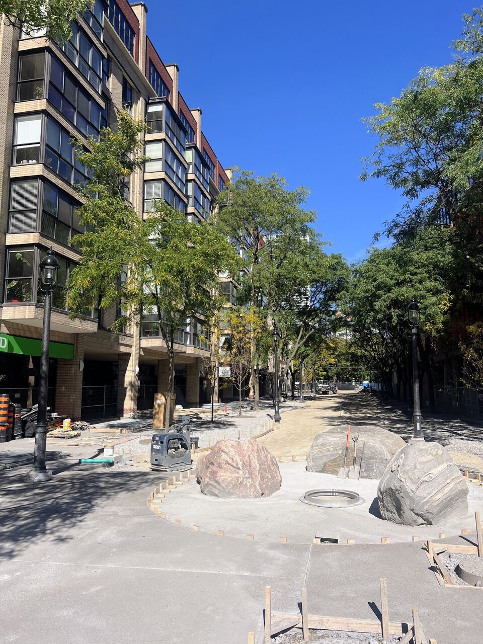 Market Lane Park Progresses Beside St Lawrence Market North