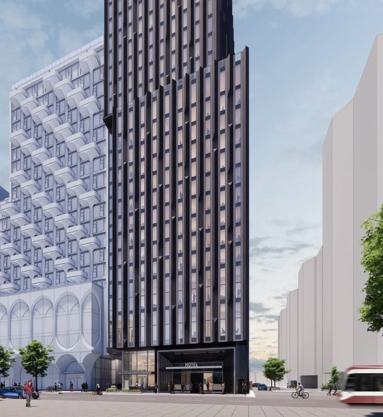 Revised 689 King West Proposal Combines Hotel and Rentals in 30 Storeys