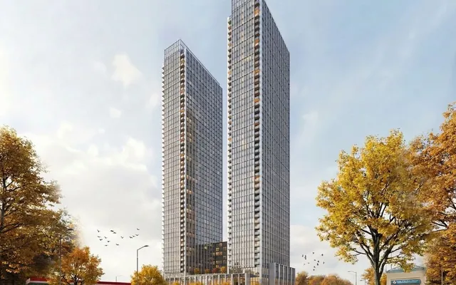 Twin 50-Storey Rental Towers Proposed East of Thorncliffe Park Station