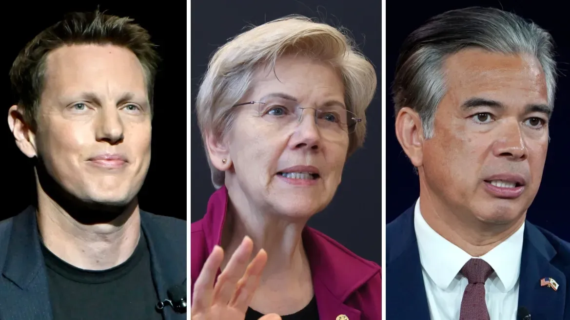 Elizabeth Warren Says it Would be a ‘Massive Mistake’ for Rob Bonta to Settle Lawsuit With Paramount as Trump Bans CNN…