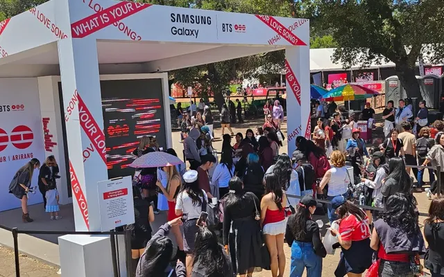 Samsung Sets Immersive BTS Fan Activations for ‘Arirang’ World Tour
