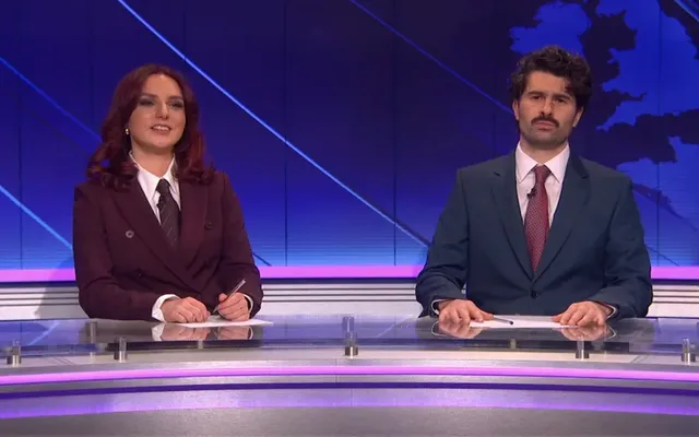 ‘SNL U.K.’ Weekend Update Takes Aim at Katy Perry’s Met Gala Mask, Which Symbolizes ‘What It’s Like To Live Life as a…