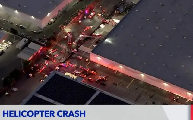 Helicopter Crashes Near Site of Deadly Metro Bus Accident in Chatsworth