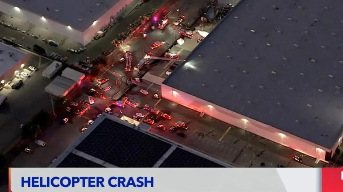 Helicopter Crashes Near Site of Deadly Metro Bus Accident in Chatsworth