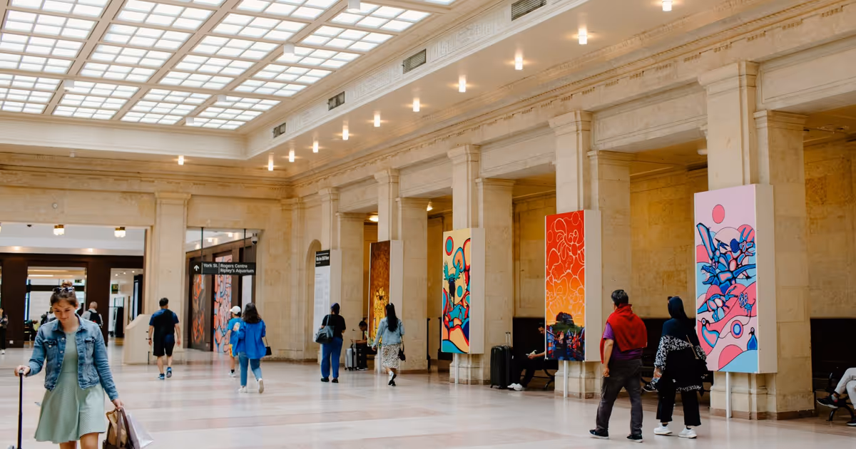 Toronto transit station has been transformed into an Indigenous art hub