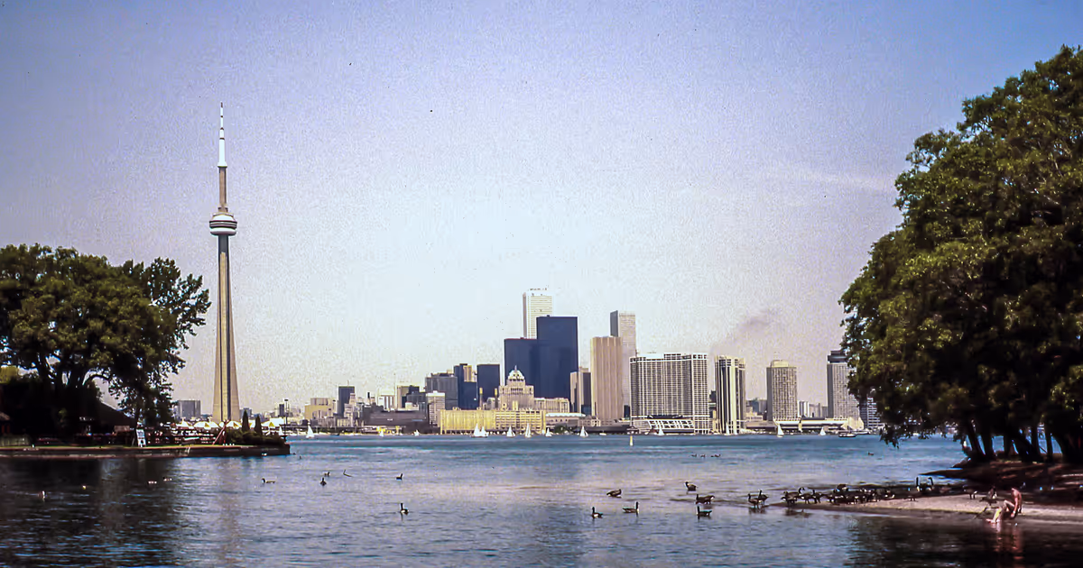 The evolution of the Toronto skyline since 1957