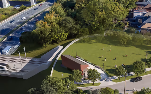 Toronto getting cool new park with views right down barrel of massive subway bridge