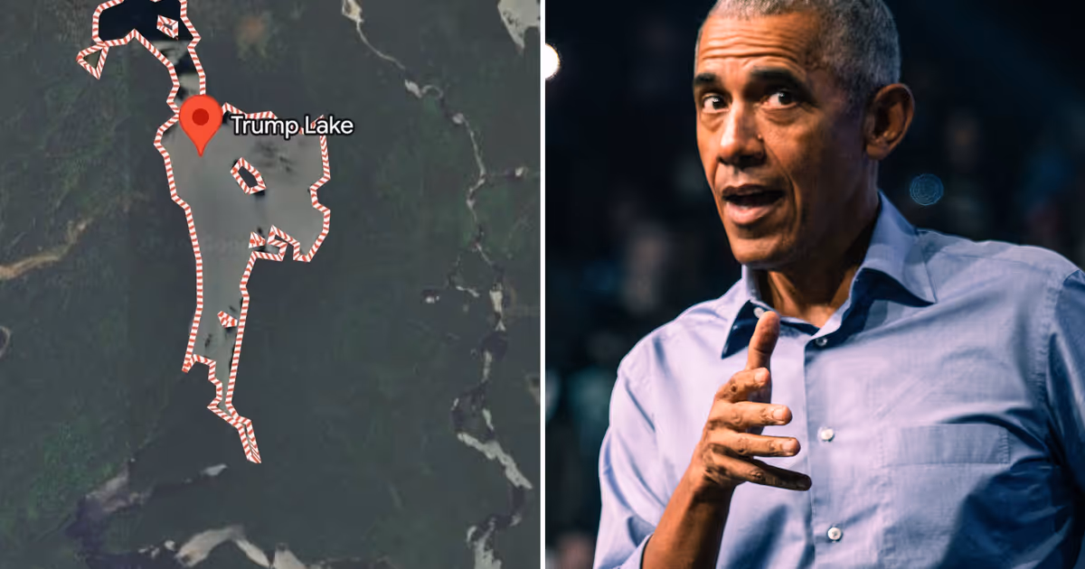There's a Trump Lake in Ontario and people want to rename it after Obama