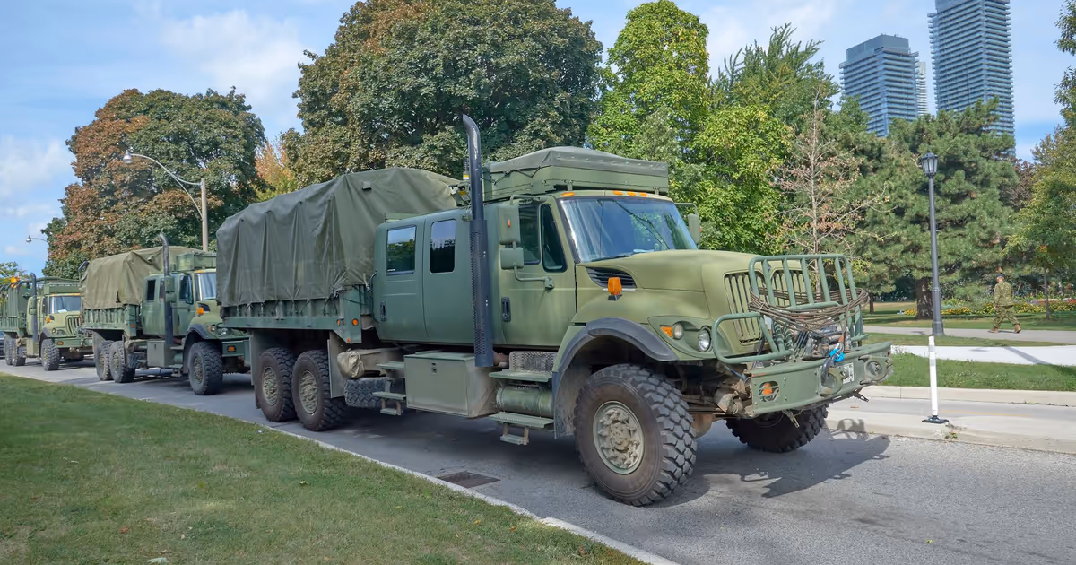 Military convoy to cause 'traffic and delays' on Toronto highways this weekend