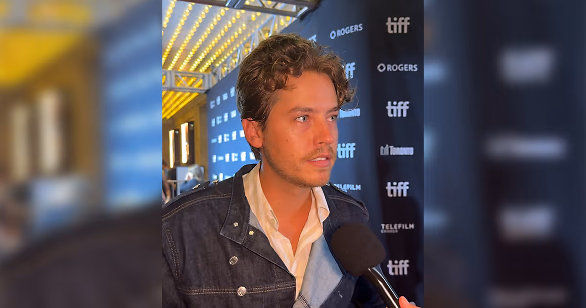 Cole Sprouse is huge fan of the TTC and even rode a streetcar to TIFF