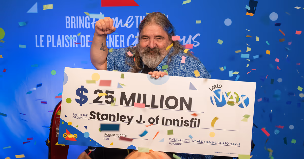 Ontario man yells 'I'm a friggin' millionaire' after $25M lottery jackpot win