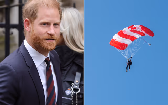 Prince Harry just jumped out of a plane in Ontario