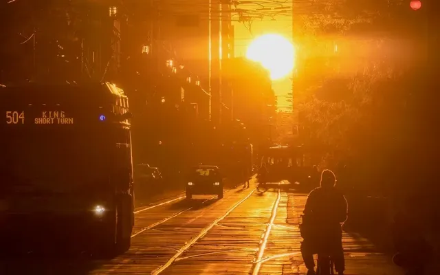 Toronto's most spectacular sunset of the year takes place this weekend