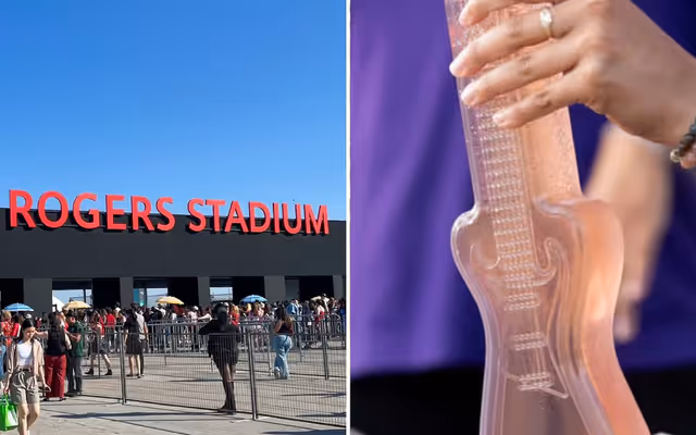 Toronto's Rogers Stadium unveils new menu and you can drink wine out of a guitar
