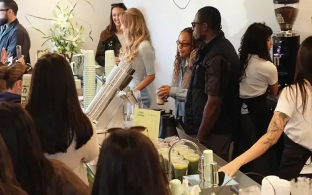 Hundreds spent hours lined up at Toronto cafe but it wasn't for the coffee