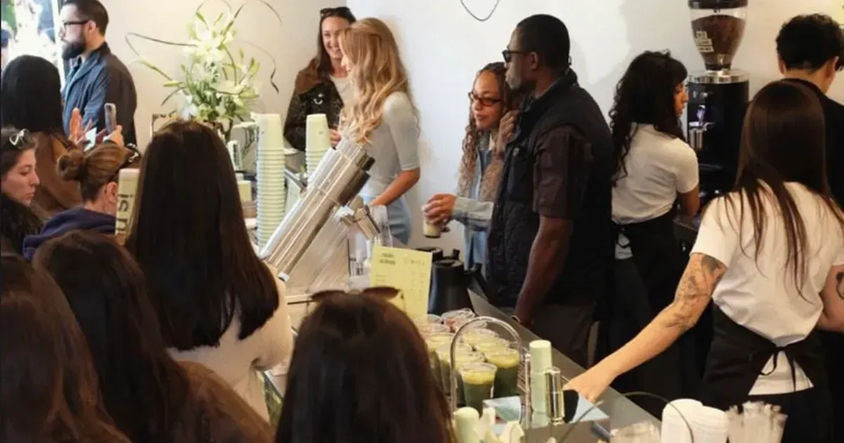 Hundreds spent hours lined up at Toronto cafe but it wasn't for the coffee
