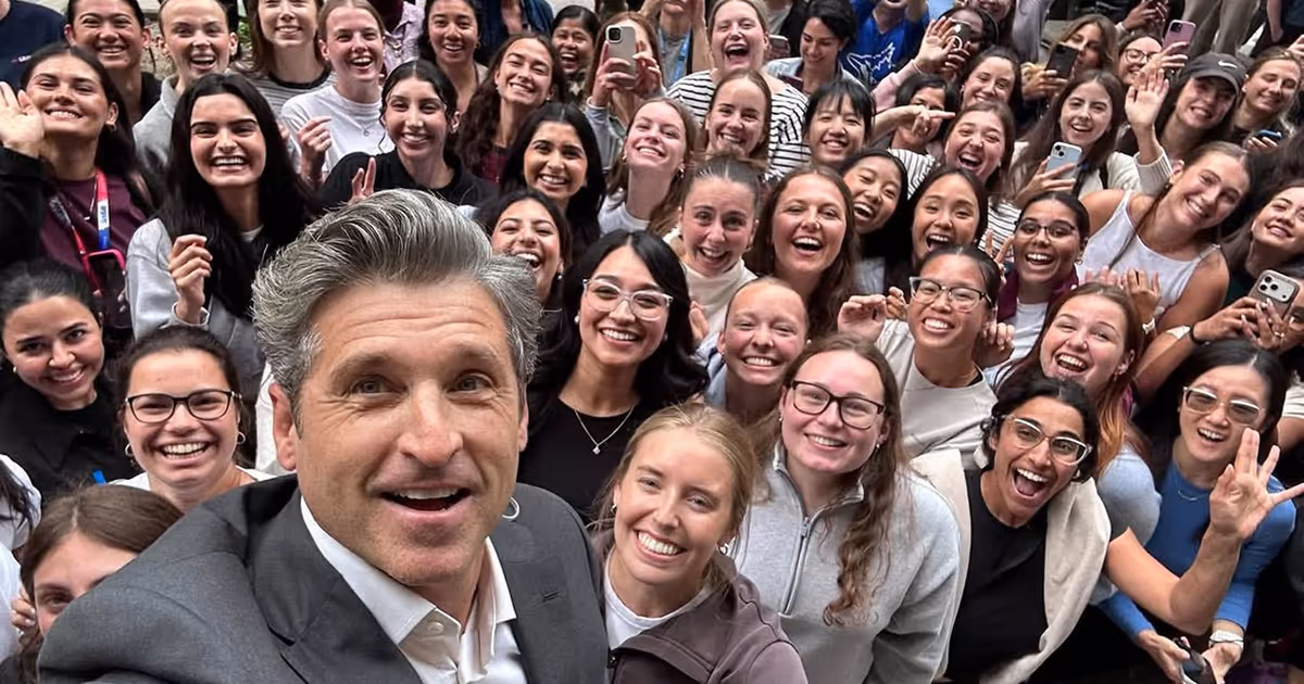 'Grey's Anatomy' star Patrick Dempsey surprises group of Toronto university students