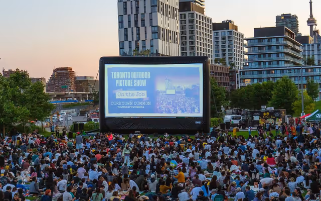 Free outdoor movies are returning to Toronto this summer