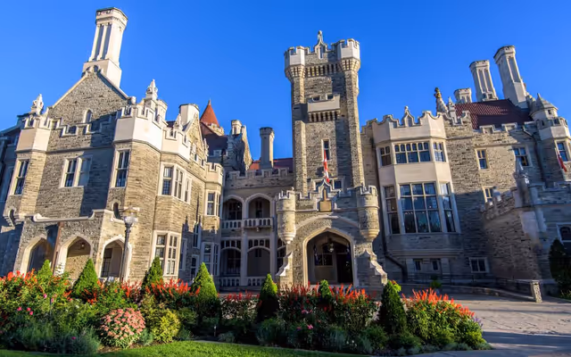 You can do yoga in the lush garden of this iconic Toronto castle this summer