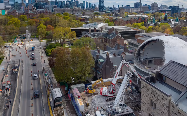 Toronto's abandoned planetarium being demolished and the photos are haunting