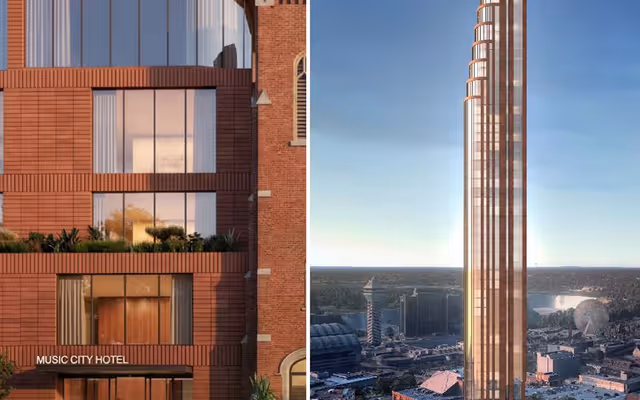 Skyscraper with hotel and music venue could transform Ontario's Niagara Falls