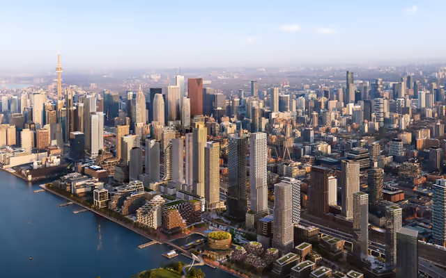 Futuristic new community about to sprout from Toronto waterfront