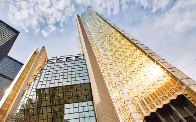 Opulent Toronto towers clad in actual gold to get slapped with giant corporate logos